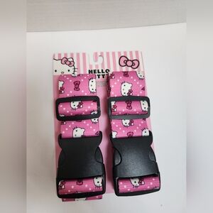 Hello Kitty Pink  Luggage Straps Set